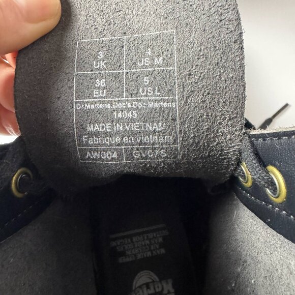 Dr. Martens 1460 8-Eye Black Vegan Boots, Women's 5 US - Picture 8 of 8